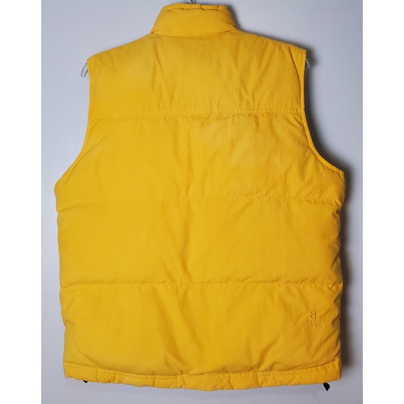 Vintage‎ Y2K Abercrombie Fitch Reversible Duck Down Insulated Large Puffer Vest - Picture 4 of 11